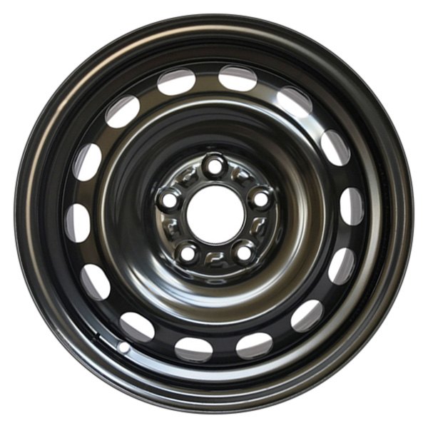 iD Select® - 16 x 6.5 14-Hole Black Steel Factory Wheel (New OEM Replica)