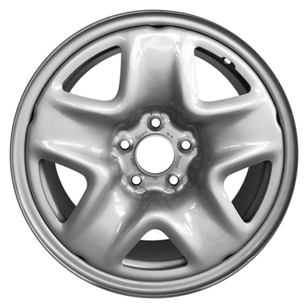 iD Select® - 17 x 7 5-Spoke Silver Steel Factory Wheel (New OEM Replica)