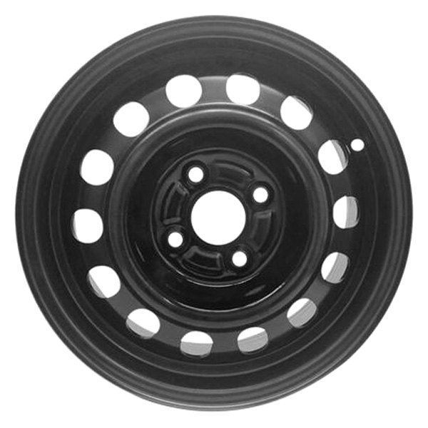 iD Select® - 14 x 5.5 14-Hole Black Steel Factory Wheel (New OEM Replica)