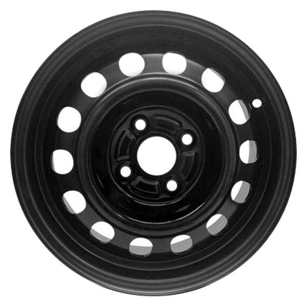 iD Select® - 14 x 5.5 14-Hole Black Steel Factory Wheel (New OEM Replica)