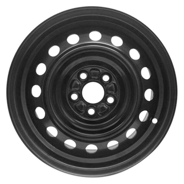 iD Select® - 15 x 6 16-Hole Black Steel Factory Wheel (New OEM Replica)