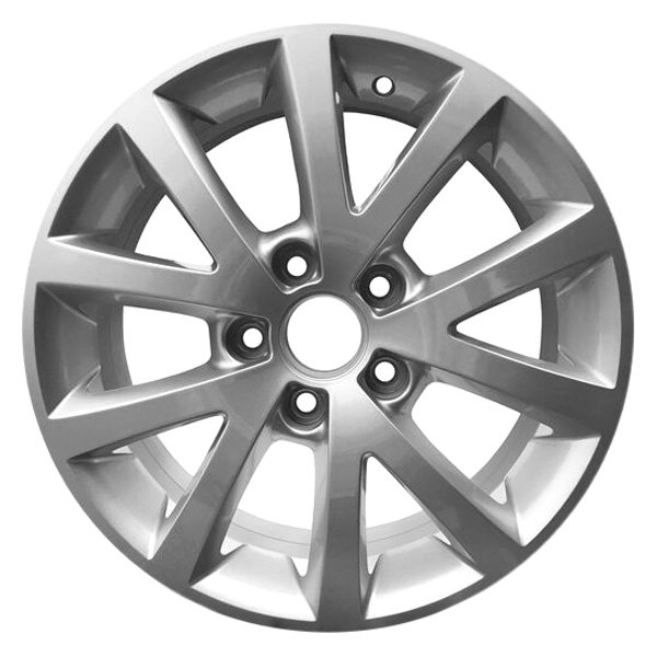 iD Select® - 16 x 6.5 5 V-Spoke Silver Alloy Factory Wheel (New OEM Replica)