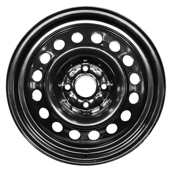iD Select® - 15 x 6 16-Hole Black Steel Factory Wheel (New OEM Replica)