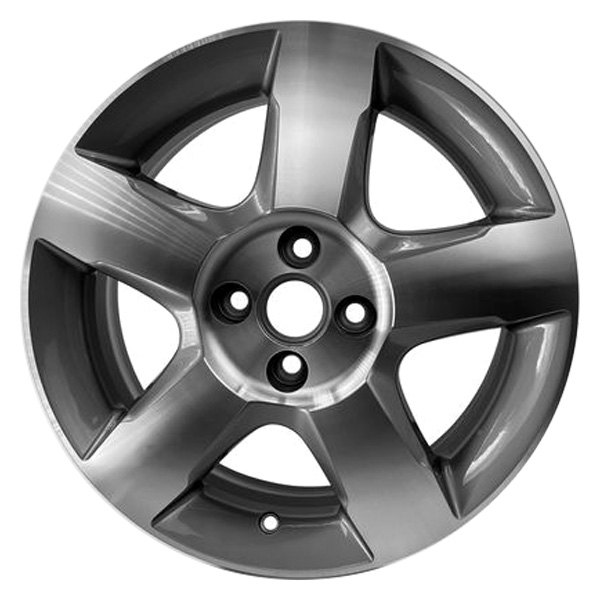 iD Select® - 16 x 6 5-Spoke Silver with Machined Face Alloy Factory Wheel (New OEM Replica)