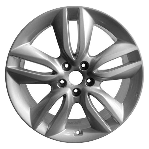 iD Select® - 19 x 7.5 Double 5-Spoke Silver Alloy Factory Wheel (New OEM Replica)