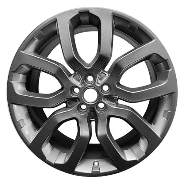 iD Select® - 22 x 9.5 5 V-Spoke Silver Alloy Factory Wheel (New OEM Surplus)