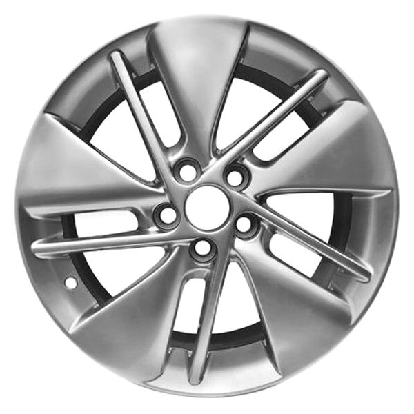iD Select® - 16 x 6.5 Double 5-Spoke Silver Alloy Factory Wheel (New OEM Replica)