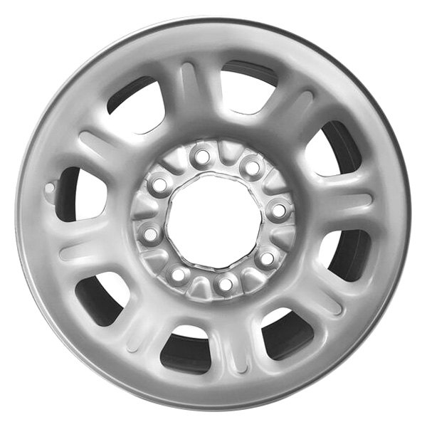 iD Select® - 18 x 8 8-Slot Silver Steel Factory Wheel (New OEM Replica)