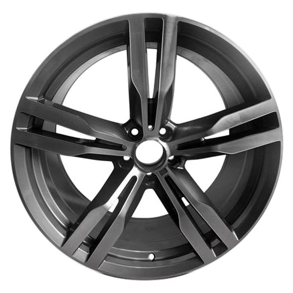 iD Select® - 20 x 8.5 5-Spoke Gunmetal with Machined Face Alloy Factory Wheel (New OEM Replica)