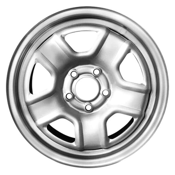 iD Select® - 16 x 6.5 5-Spoke Silver Steel Factory Wheel (New OEM Replica)