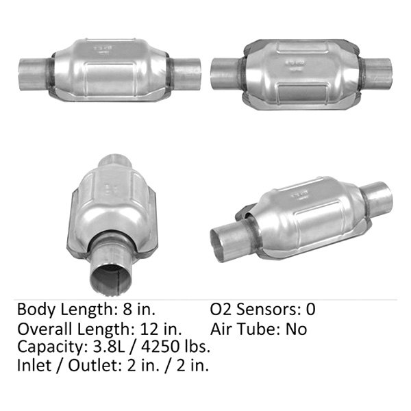 iD Select® - Standard Universal Fit Round Body Catalytic Converter