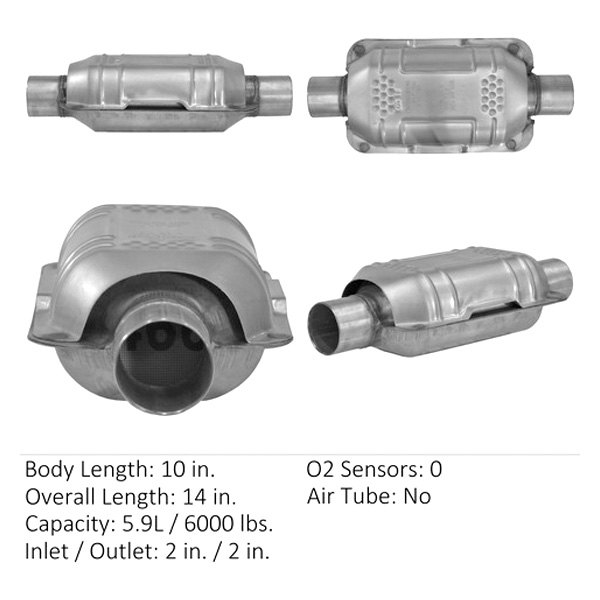iD Select® - Standard Universal Fit Oval Body Catalytic Converter