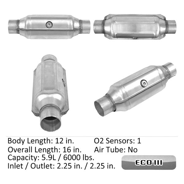 iD Select® - ECO III Universal Fit Round Body Catalytic Converter