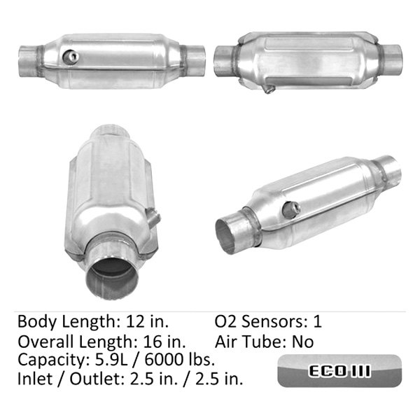 iD Select® - ECO III Universal Fit Round Body Catalytic Converter