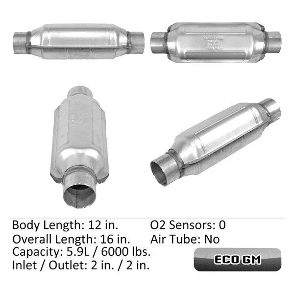 iD Select® - ECO GM Universal Fit Large Round Body Catalytic Converter
