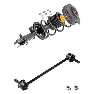 iD Select® - Front Passenger Side Complete Strut Assembly and Stabilizer Bar Link Kit