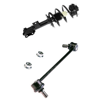 iD Select® - Front Passenger Side Complete Strut Assembly and Stabilizer Bar Link Kit