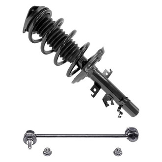 iD Select® - Front Passenger Side Complete Strut Assembly and Stabilizer Bar Link Kit