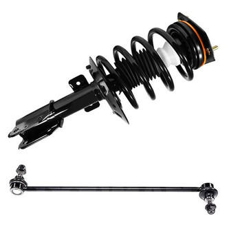 iD Select® - Front Passenger Side Complete Strut Assembly and Stabilizer Bar Link Kit