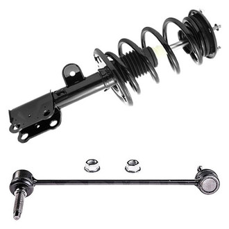 iD Select® - Front Passenger Side Complete Strut Assembly and Stabilizer Bar Link Kit