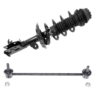 iD Select® - Front Passenger Side Complete Strut Assembly and Stabilizer Bar Link Kit