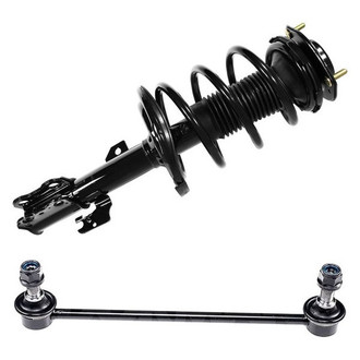 iD Select® - Front Passenger Side Complete Strut Assembly and Stabilizer Bar Link Kit