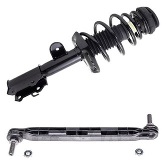 iD Select® - Front Passenger Side Complete Strut Assembly and Stabilizer Bar Link Kit