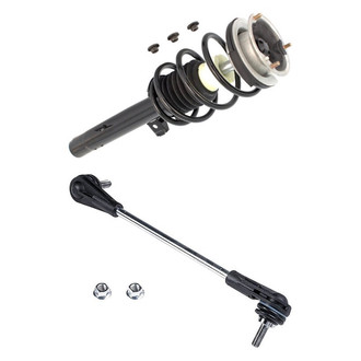 iD Select® - Front Passenger Side Complete Strut Assembly and Stabilizer Bar Link Kit