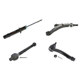 iD Select® - Front Driver Side Shock Absorber with Control Arm and Tie Rod End Kit