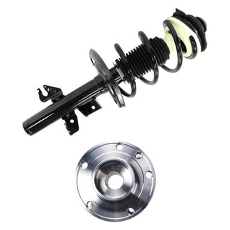 iD Select® - Front Passenger Side Complete Strut Assembly and Wheel Hub Assembly Kit