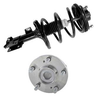 iD Select® - Front Passenger Side Complete Strut Assembly and Wheel Hub Assembly Kit