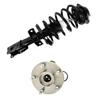 iD Select® BNDL-11097-00004610 - Front Passenger Side Complete Strut Assembly and Wheel Hub Assembly Kit