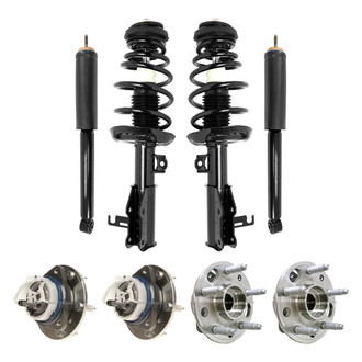 iD Select® - Front and Rear Shock Absorbers and Wheel Hub Assembly Kit