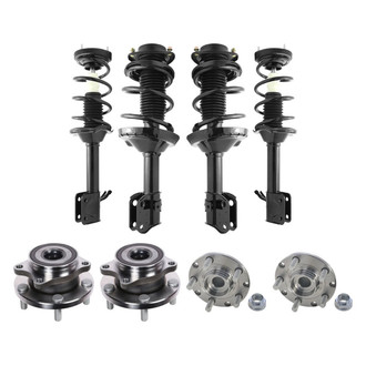 iD Select® - Front and Rear Complete Strut Assemblies and Wheel Hub Assembly Kit