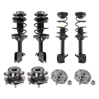 iD Select® - Front and Rear Complete Strut Assemblies and Wheel Hub Assembly Kit