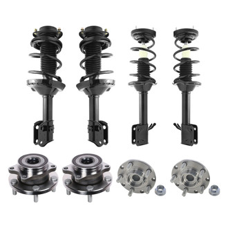 iD Select® - Front and Rear Complete Strut Assemblies and Wheel Hub Assembly Kit