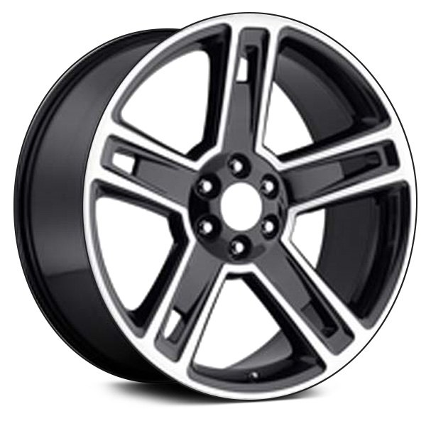 iD Select® - 24 x 10 Black Machined Alloy Factory Wheel