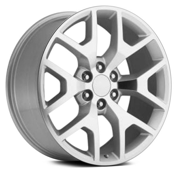 iD Select® - 24 x 10 6 Y-Spoke Silver Machined Alloy Factory Wheel