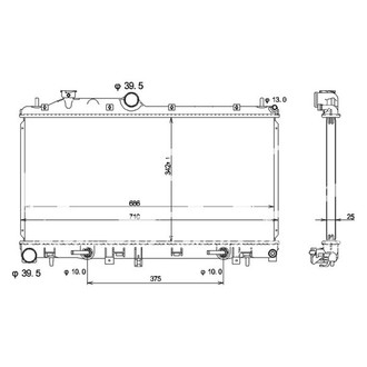 iD Select® - Engine Coolant Radiator