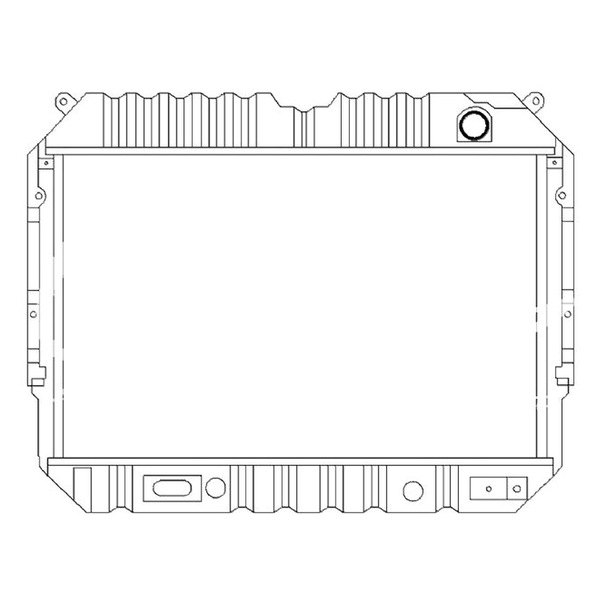 iD Select® - Downflow Engine Coolant Radiator