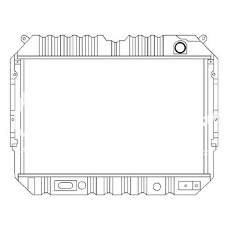 iD Select® RAD1448 - Downflow Engine Coolant Radiator