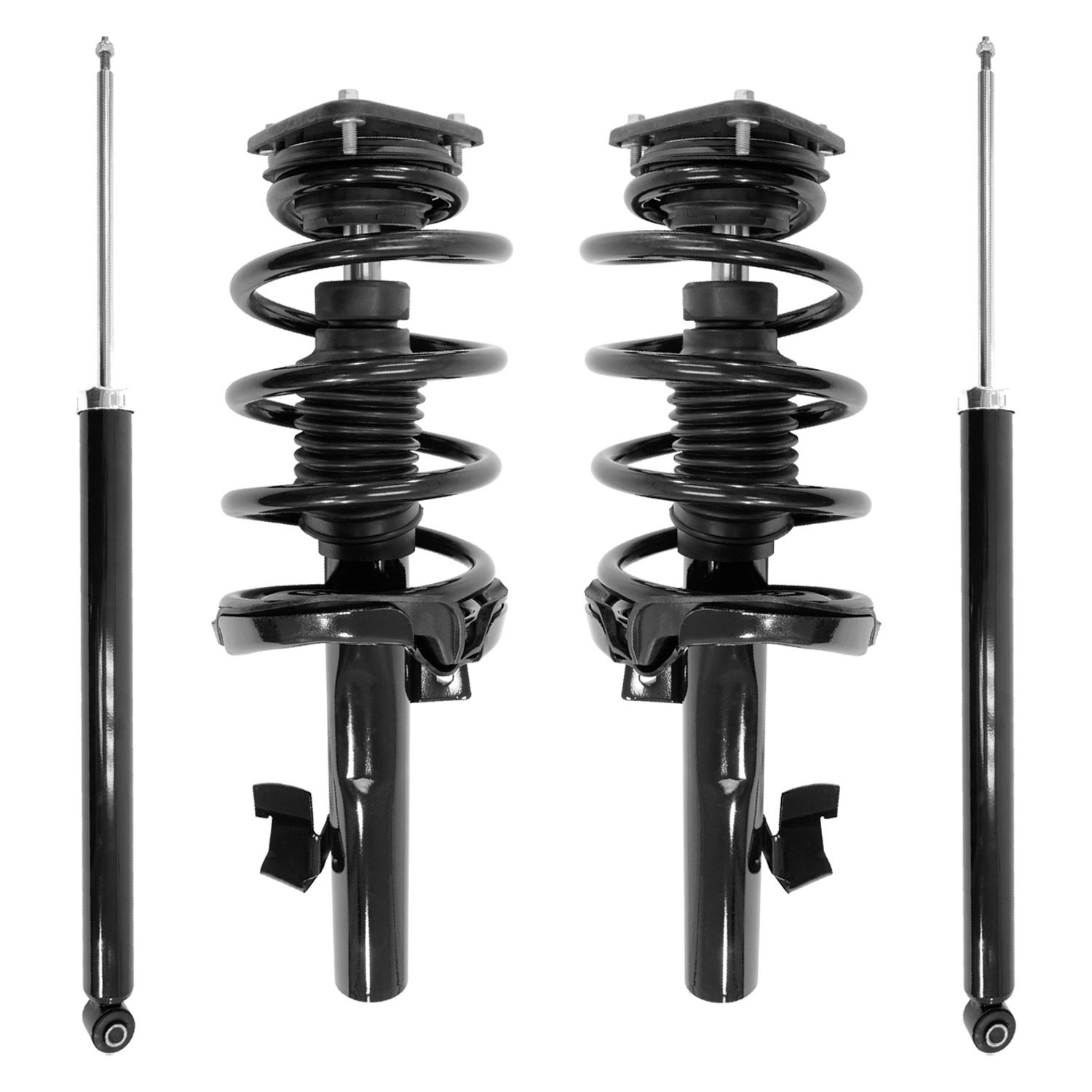 Boxi 2pcs Trunk Lift Supports Struts Shocks Gas Struts Shocks Springs Supports for Volvo S40 2004 2005 2006 2007 2008 2009 2010 2011 Trunk | Replaces