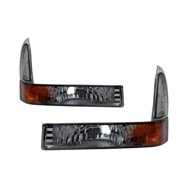 iD Select® - Driver Side Chrome/Amber Euro Turn Signal/Parking Lights