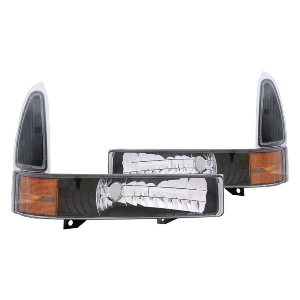 iD Select® - Driver Side Chrome/Amber/Clear Euro Turn Signal/Parking Lights