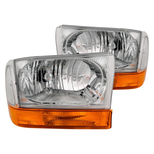 iD Select® - Driver and Passenger Side Chrome Euro Headlights