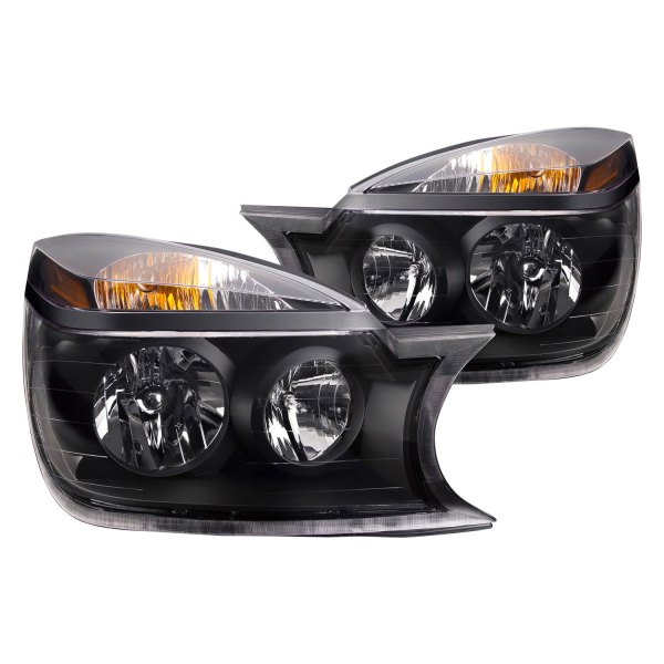 iD Select® - Driver and Passenger Side Chrome Euro Headlights, Buick Rendezvous