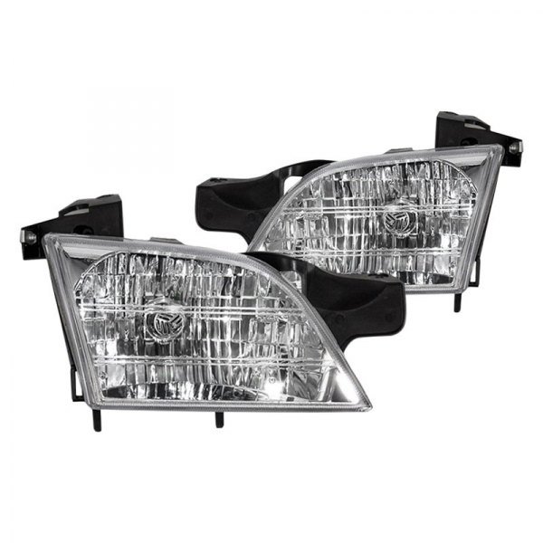 iD Select® - Driver and Passenger Side Chrome Euro Headlights, Oldsmobile Silhouette