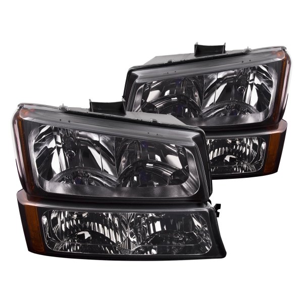 iD Select® - 2nd Design Driver and Passenger Side Black Euro Headlights
