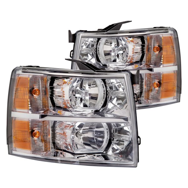 iD Select® - Driver and Passenger Side Chrome Euro Headlights