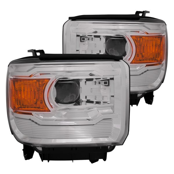 iD Select® - Driver and Passenger Side Chrome Projector Headlights